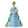 Enesco Disney Showcase Princess Cinderella Holding a Silver Pumpkin Botanical Figurine 846 Inch Multicolor