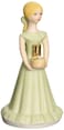 Enesco Growing Up Girls Blonde Age 11 Porcelain Figurine 55 Light Green