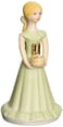 Enesco Growing Up Girls Blonde Age 11 Porcelain Figurine 55 Light Green