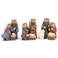 Transpac Imports Resin Holiday Tree Set of 4 Figurine Green