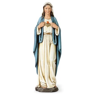 Joseph's Studio Josephs Studio by Roman Immaculate Heart of Mary Statue 97 Religious Tabletop Figure Renaissance Collection Home Dcor