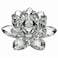 Amlong Crystal Crystal Lotus Flower with Gift Box 5 Inch Clear