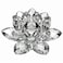 Amlong Crystal Crystal Lotus Flower with Gift Box 5 Inch Clear
