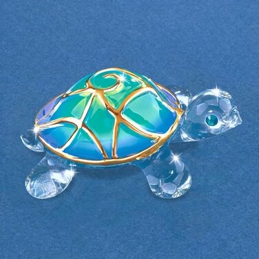 Glass Baron Tiffany The Turtle Glass Figurine