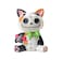 SUMMIT COLLECTION Furrybones Calico Mao Mao Signature Skeleton in Kitty Cat Costume with a Mouse