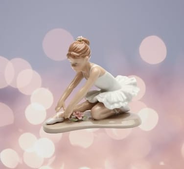 Cosmos Gifts 20865 Ballerina in White Ceramic Figurine 378Inch