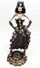Pacific Giftware Steampunk Lady Officer Skeleton Sculpture Investigating Crime Scene Figurine