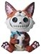 SUMMIT COLLECTION Furrybones Fen Signature Skeleton in Fox Costume Holding a Chicken