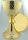 Christian Brands Big 8 14 Church Chapel Gold Gilded Priest Celtic Chalice Paten Pastor Gift