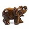 Justinstones Carved Natural Golden Tigers Eye Gemstone Elephant Healing Guardian Statue Figurine Crafts 2 inch