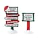 Lemax North Pole Signs Set of 2