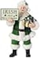 Kurt S. Kurt S Adler 105Inch Fabrich Musical Irish Santa Gift Box and Sign