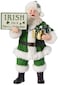 Kurt S. Kurt S Adler 105Inch Fabrich Musical Irish Santa Gift Box and Sign