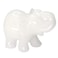 Gemstone White Jade Elephant Figurines Hand Carved Pocket Statue Healing Crystals Good Luck for Home Decor 15 inches