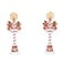 Department 56 Village Accessories Gingerbread Street Lamps Lit Figurine Set 485 Inch Multicolor
