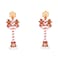 Department 56 Village Accessories Gingerbread Street Lamps Lit Figurine Set 485 Inch Multicolor