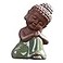 Kingzhuo Ceramic Tiny Cute Buddha Statue Peaceful Rulai Figurine Creative Baby Crafts Dolls Ornaments Gift Classic Delicate Ceramic Arts and Crafts Tea Accessories A