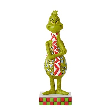 Enesco Jim Shore Dr Seuss The Grinch with Long Scarf Figurine 9 Inch Multicolor