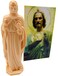 Westmon Works St Jude Prayer for Lost or Hopeless Causes with Holy Card with Patron Saint Novena Prayer and Small Plastic Statue Figurine