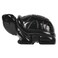 Justinstones Black Obsidian Healing Crystal Guardian Turtle Tortoise Pocket Stone Figurines Carved Gemstone Crafts Home Decor 2 inch