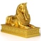 TRANSGOOD Egyptian Sphinx Collectible Figurine 24 H Egypt Souvenirs Mini Resin Figurine for Home Desktop Decoration