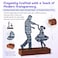 Heartfelt Gifting Dad Gifts from Daughter for Birthday Fathers Day Christmas Valentines Day Easter Present Meaningful Sentimental Dancing Acrylic Plaque Keepsake Desk Decor for Bonus Step Papa Daddy