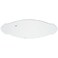 Creative Co-Op White Decorative Metal Toilet Sign
