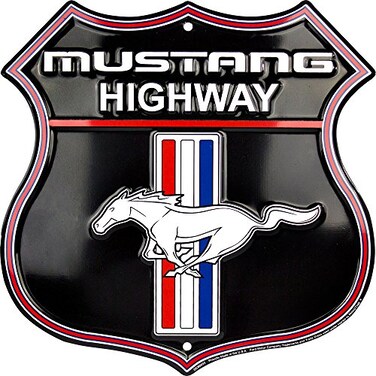 Hangtime HangTime Mustang Highway Shield Sign