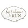 Lillian Rose Flower Girl Ring Bearer Chance to Run Sign