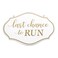 Lillian Rose Flower Girl Ring Bearer Chance to Run Sign