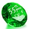 YWHL 55th Wedding Anniversary Decoration Emerald Wedding Gifts for Parents Love Present for Her Him Emerald Green Keepsake