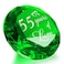 YWHL 55th Wedding Anniversary Decoration Emerald Wedding Gifts for Parents Love Present for Her Him Emerald Green Keepsake