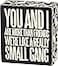 Primitives by Kathy 21338 Floral Trimmed Box Sign 4 x 45 You and I