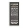 Stupell Industries Stupell Home Dcor Bathroom Rules Black Typography Tall Bathroom Wall Plaque 7 x 05 x 17 Proudly Made in USA
