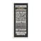 Stupell Industries Stupell Home Dcor Bathroom Rules Black Typography Tall Bathroom Wall Plaque 7 x 05 x 17 Proudly Made in USA