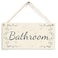 Button Hill Bathroom French Shabby Chic Style Home Decor Door Sign Plaque