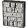 Primitives by Kathy Box Sign 6 x 7 Grandchildren are Close to The Heart