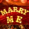 Roowest Marry Me Letters Light Proposal Decorations Set Includes 7 LED 63 x 55 Romantic Marry Me Sign and 1000 Rose Petals for Proposal Engagement Wedding DecorYellow Light Red