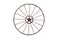 Creative Co-Op Creative CoOp Wagon Wheel with Star Wall Dcor