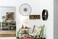 Creative Co-Op Creative CoOp Wagon Wheel with Star Wall Dcor