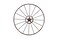 Creative Co-Op Creative CoOp Wagon Wheel with Star Wall Dcor