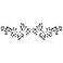 Hotop 2 Pieces Metal Tree Leaf Wall Decor Vine Olive Branch Leaf Wall Art Wrought Iron Scroll Sculptures Above the Bed Living Room Outdoor Decoration Classic StyleBlack