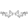 Hotop 2 Pieces Metal Tree Leaf Wall Decor Vine Olive Branch Leaf Wall Art Wrought Iron Scroll Sculptures Above the Bed Living Room Outdoor Decoration Classic StyleBlack