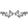 Hotop 2 Pieces Metal Tree Leaf Wall Decor Vine Olive Branch Leaf Wall Art Wrought Iron Scroll Sculptures Above the Bed Living Room Outdoor Decoration Classic StyleBlack