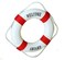 MorroMorn Lifebuoy Wall Hanging Decor Welcome Aboard Mediterranean Style Home Decoration Red 18