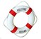 MorroMorn Lifebuoy Wall Hanging Decor Welcome Aboard Mediterranean Style Home Decoration Red 18
