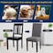 Fafua Dining Room Chair Covers Stretch Kitchen Chair Covers Set of 4 Removable Washable Slipcovers for Home Hotel Banquet