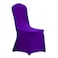 Peomeise Stretch Spandex Chair Cover for Wedding Party Dining Banquet Event Purple 25