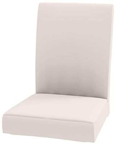 HomeTown Market The Durable Henriksdal Chair Cover Width 208 Replacement is Compatible with IKEA Dining Chair Cover Or Slipcover Polyester Flax Beige