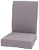 HomeTown Market The Durable Henriksdal Chair Cover Width 208 Replacement is Compatible with IKEA Dining Chair Cover Or Slipcover Polyester Flax Light Gray